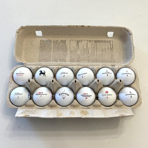 Brand New 1 Dozen Assorted Logo Golf Balls! - Picture 2 of 16